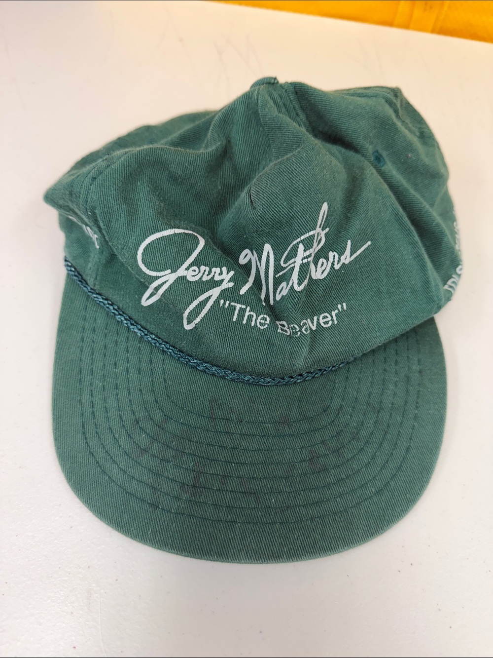 Jerry Mathers "The Beaver" Green Baseball Cap
